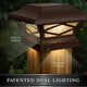 Kingsbridge Dual Lighted Solar Post Cap