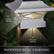 Kingsbridge Dual Lighted Solar Post Cap