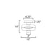 Gusto LED Wall Sconce/Flush Mount