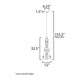 Gusto 33" LED Single Pendant