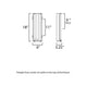 Facets 18" LED Bath Vanity