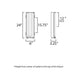 Facets 24" LED Bath Vanity