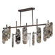 Megalith 5-Light Linear LED Pendant