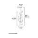 Megalith 5-Light Vertical LED Pendant
