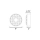 Medallion 1-Light LED Sconce