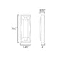 Medallion 1-Light Linear LED Sconce