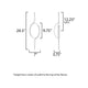 Locket 1-Light LED Wall Sconce