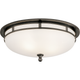 Openwork Large Flush Mount