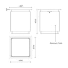 Kuzco - Sunset LED Exterior Ceiling - Lights Canada