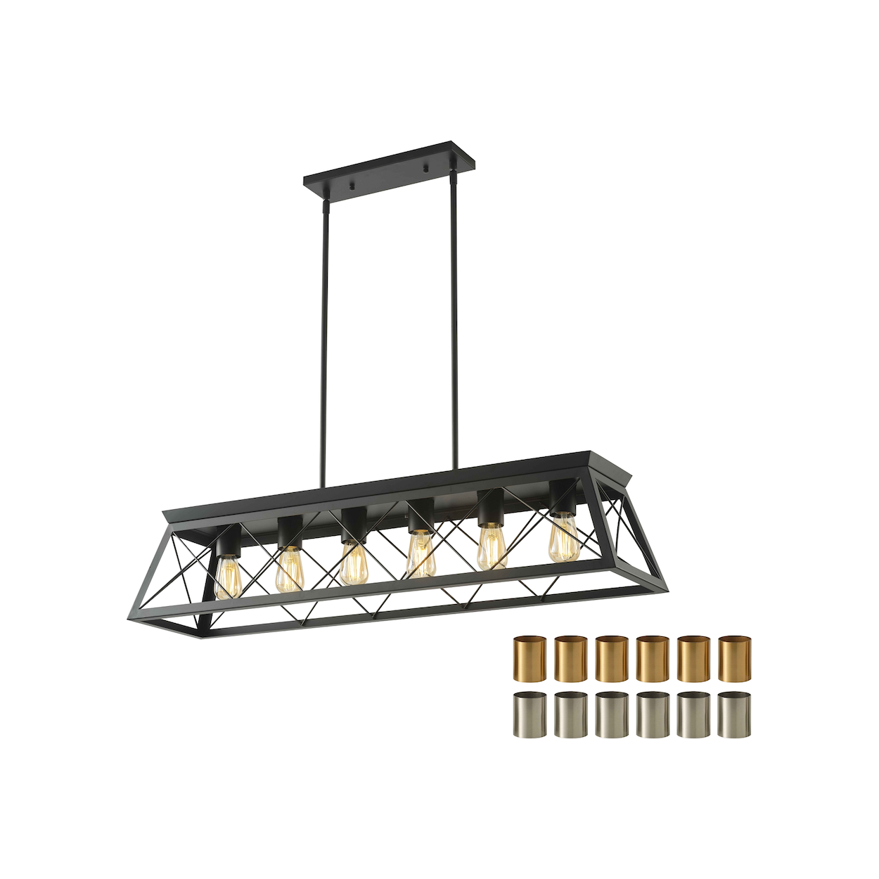 Dawson 6-Light Linear Pendant