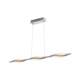 Chrome Linear Pendant with Acrylic Diffusers