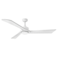 White ceiling fan on a white background