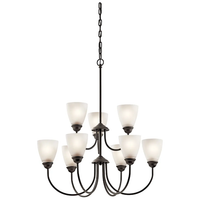 Jolie 28" 9-Light Chandelier