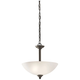 Jolie 15" 2-Light Convertible Inverted Pendant and Semi Flush