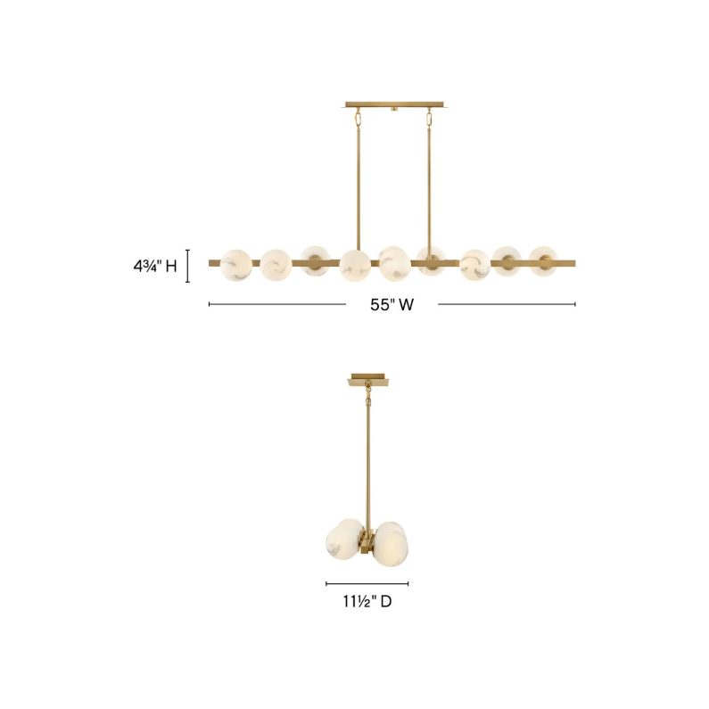 Selene Large Ten Light Linear