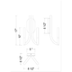Olette 2-Light 17" Wall Sconce