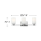 Karlie Medium Three Light Vanity