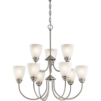 Jolie 28" 9-Light Chandelier
