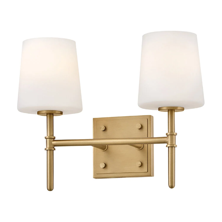 Saunders Small Two Light Vanity