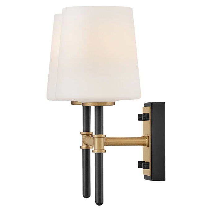 Saunders Small Two Light Vanity