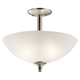Jolie 15" 2-Light Convertible Inverted Pendant and Semi Flush