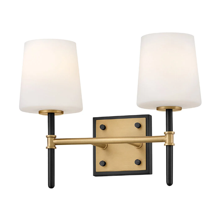 Saunders Small Two Light Vanity