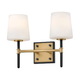 Saunders Small Two Light Vanity