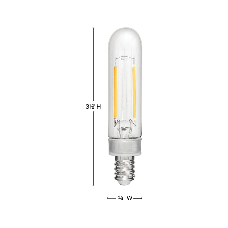 LumiGlo 2400K Candelabra LED Bulb (6-Pack)