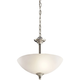 Jolie 15" 2-Light Convertible Inverted Pendant and Semi Flush