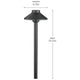 Stepped Dome Path-Light (Drop-In)