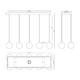 Iissa 10-Light 47" Chandelier