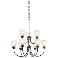 Jolie 28" 9-Light Chandelier