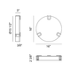 Noga 16" Flush Mount