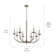 Kennewick 9-Light Chandelier