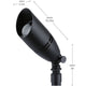 12V MR-16 Fixed Socket Accent Light