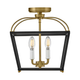 Tate Small Semi-Flush Mount