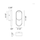 Noga 11" Wall Sconce