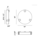 Noga 16" Flush Mount