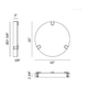Noga 22" Flush Mount