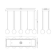 Iissa 10-Light 47" Chandelier