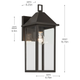 Prin 16.75" 1-Light Outdoor Wall Light