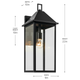 Prin 22" 1-Light Outdoor Wall Light