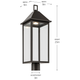 Prin 25" 1-Light Outdoor DarkSky Post Light