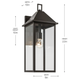 Prin 22" 1-Light Outdoor Wall Light