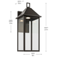 Prin 22" 1-Light Outdoor DarkSky Wall Light