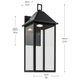 Prin 22" 1-Light Outdoor DarkSky Wall Light