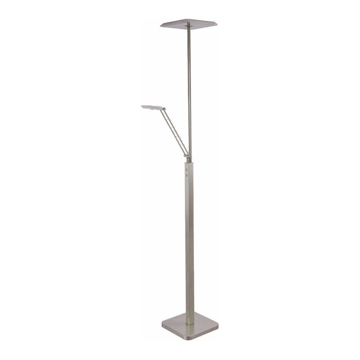 Kendal Lighting - Ibiza LED Torchiere with Reading Light - Lights Canada