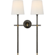 Bryant Large Double Tail Sconce