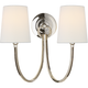 Reed Double Sconce