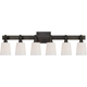 Bryant Six-Light Linear Bath Sconce
